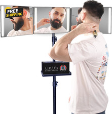 Tripod 360 Mirror 4-led Barber 3 Way Tripod Self Hair Cutting System Tray Tripod 360 Mirror 4-led Barber 3 Way Tripod Self Hair Cutting System Tray