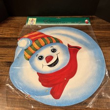 46'' JOINTED SNOWMAN Christmas Cardboard Wall Decoration