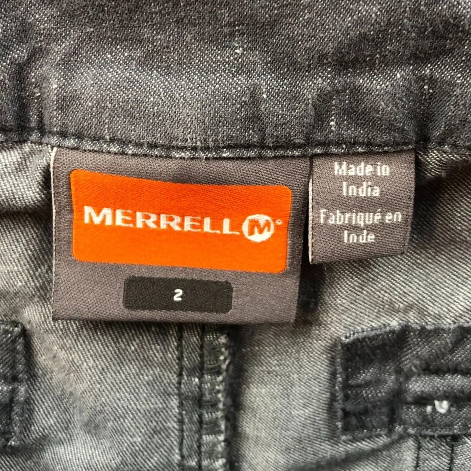 Merrell Womens Pants Size 2 Straight Leg Outdoors Hiking Gray Casual Low Rise - Image 2 of 4