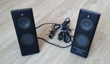 LOGITECH X-140 2.0 STEREO COMPUTER SPEAKERS - MODEL - S-0264B - TESTED WORKING