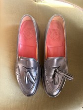 Grenson Black Tassel Loafers