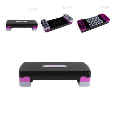 Versatile Aerobic Step Platform - 2 Adjustable Heights for All Fitness Levels