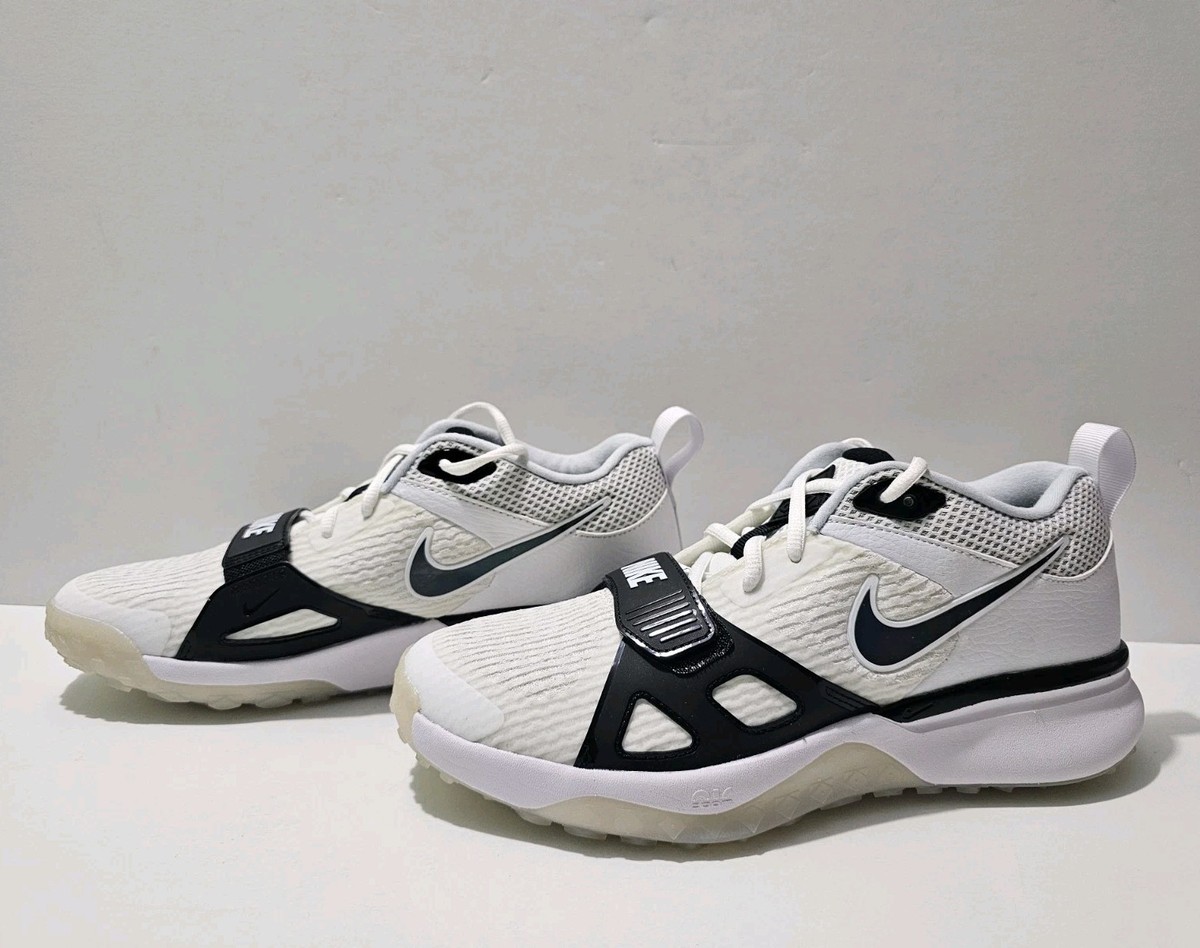 Size 8.5 - Nike Air Zoom Diamond Elite Turf White Iridescent