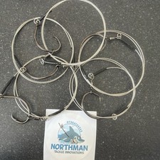 10/0 Hook 200lb Wire Traces X 5, Tope And Conger Top Trace Set 4/0 Swivel Set