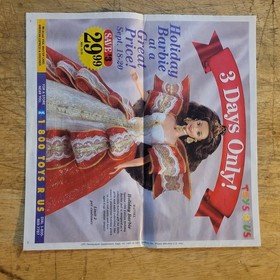 Vtg 1998 TOYS R US Store Circular Print Ad Nintendo 64 Playstation Sega Saturn 