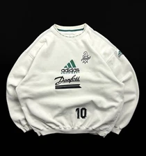 Rare Vintage 90s Adidas Equipment Basler Hockey Club Sweatshirt Men’s L White