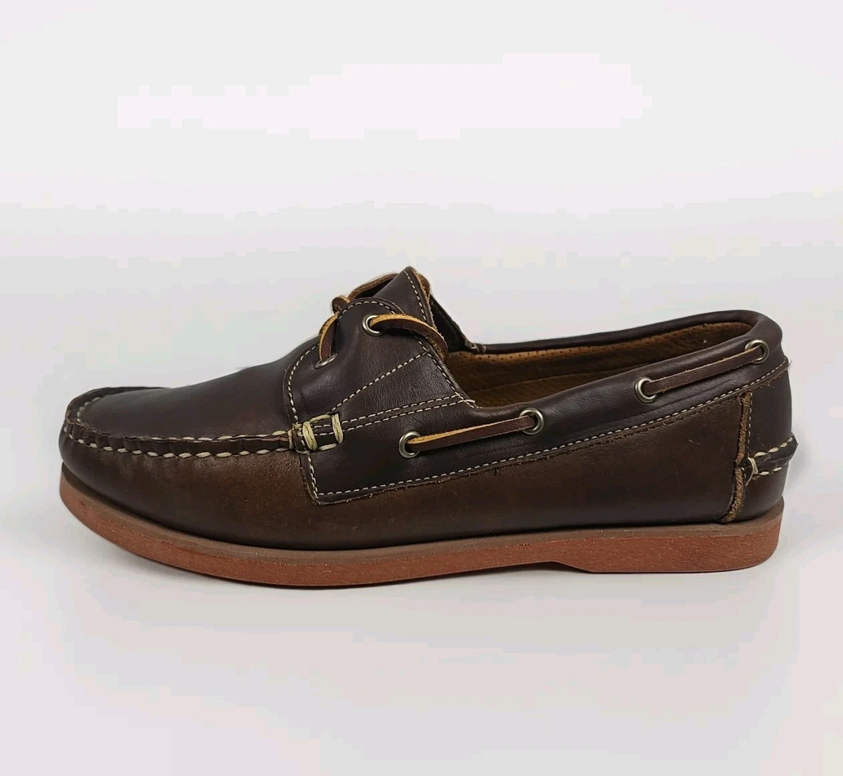 Allen Edmonds Boat Shoe Leather Upper Casual Shoes for Men for