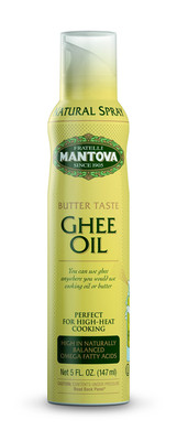 Mantova Ghee Oil Spray 5 Fl Oz Natural Cooking Spray for Keto Gluten Free Diet