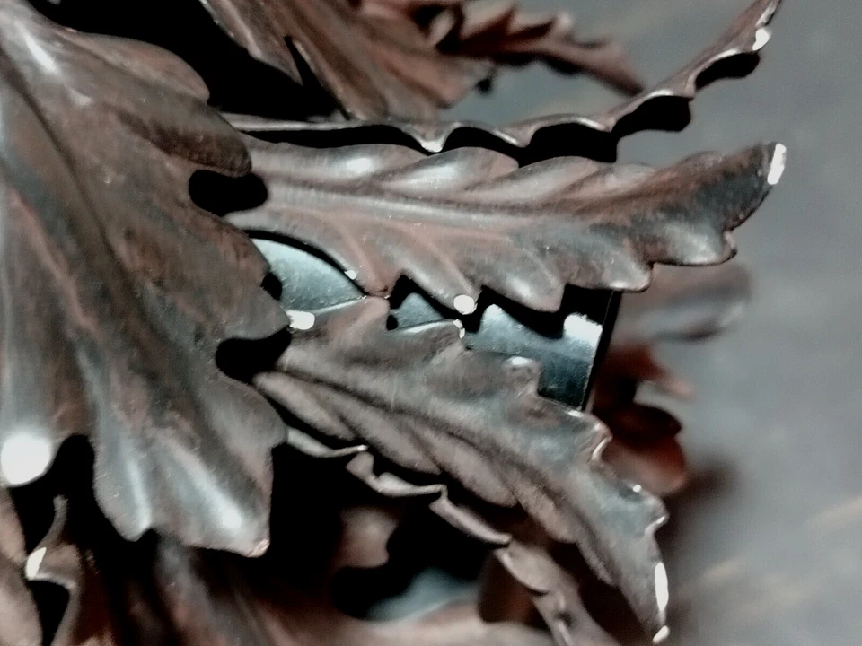 Plafonnier / Applique, By BANCI, MARRON / NOIR, 1970, Hollywood Regency, NEUF - Photo 2/4