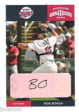 Rob Bowen 2004 Donruss Team Heroes Signature Nickname 