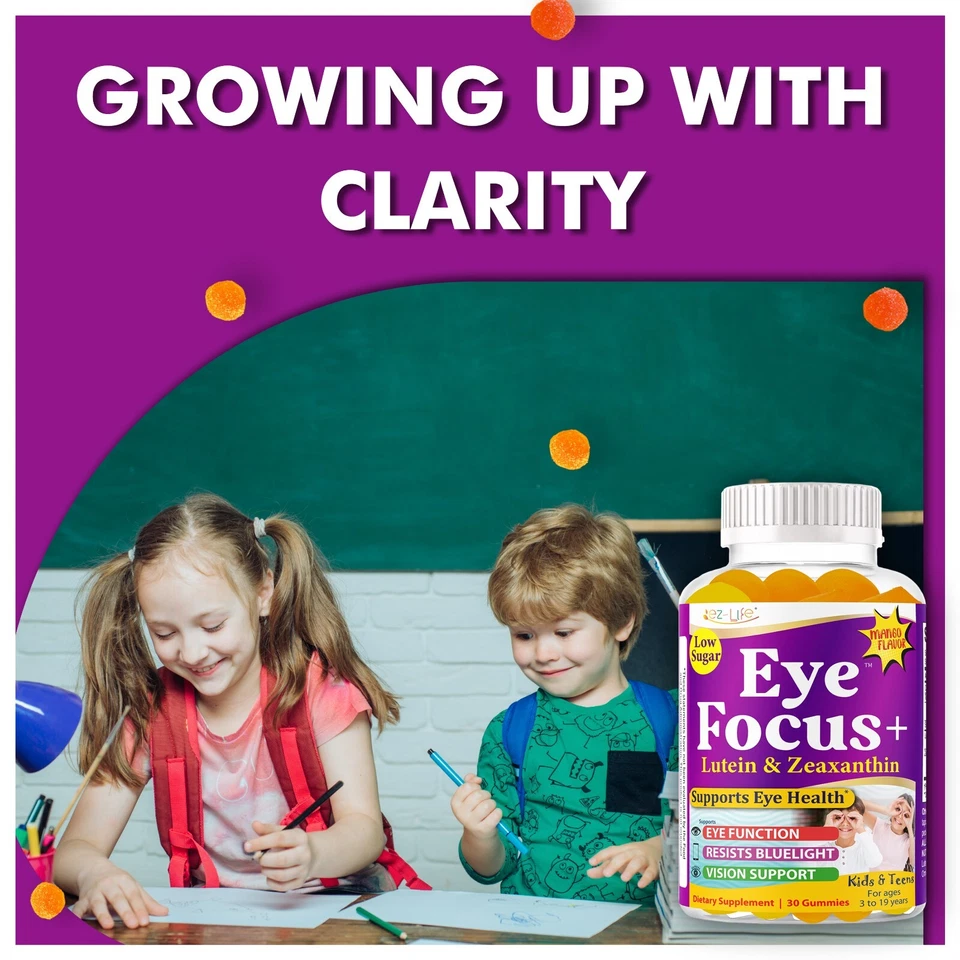 Suplemento para la salud ocular, luteína y zeaxantina, salud de la visión, apoyo para la fatiga ocular Foto 2 de 4