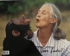Jane Goodall Signed Autographed 8x10 Color Photo reprint