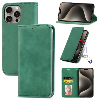 Magnetic Closure Card Wallet Flip Stand Phone Case Cover For Xiaomi OPPO Infinix