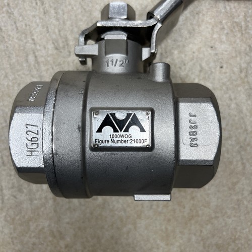 MICROFINISH 11/2" Ball Valve Full Port 316 Stainless Steel 1000 WOG Water 2 PACK - Picture 4 of 4