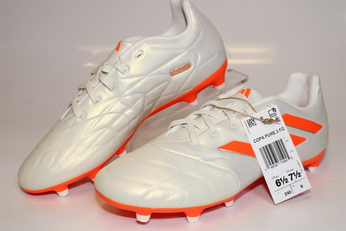 T adidas Off White Leather NEW Copa Pure.3 FG Soccer Cleats