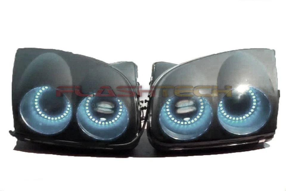 Kit de halo de faros LED ojo de ángel blanco para faros 94-98 Mitsubishi 3000GT Foto 3 de 3