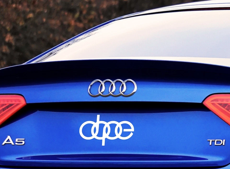 Dope Audi Decal Sticker Vinyl Graphics - Image 2 of 4