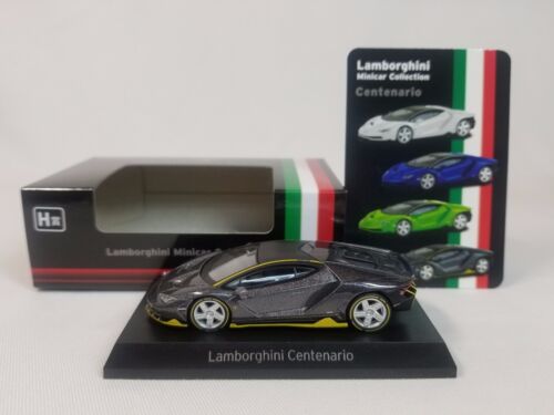 1:64 Kyosho Lamborghini Minicar Collection Centenario LP770-4 2016-2017 Gray H - Picture 1 of 3