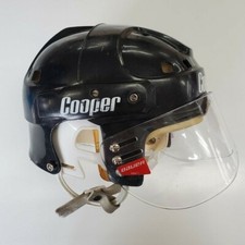 Vintage Cooper SK 2000 S Black Hockey Helmet with Face Shield 