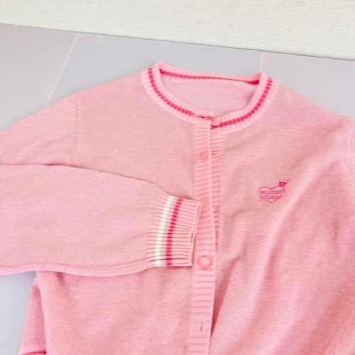 Mezzo Piano Pullover Strick Cardigan 160 cm rosa Herz Tops MP Knopfleiste Kawaii - Bild 14 von 24
