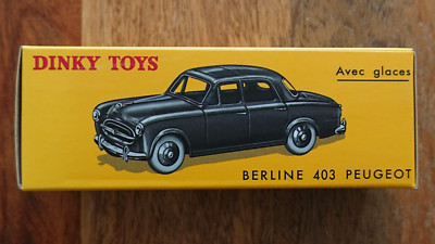 Dinky Toys 521 Peugeot 403 – Jaune Paille – Neuf En Boîte – France – 1/43