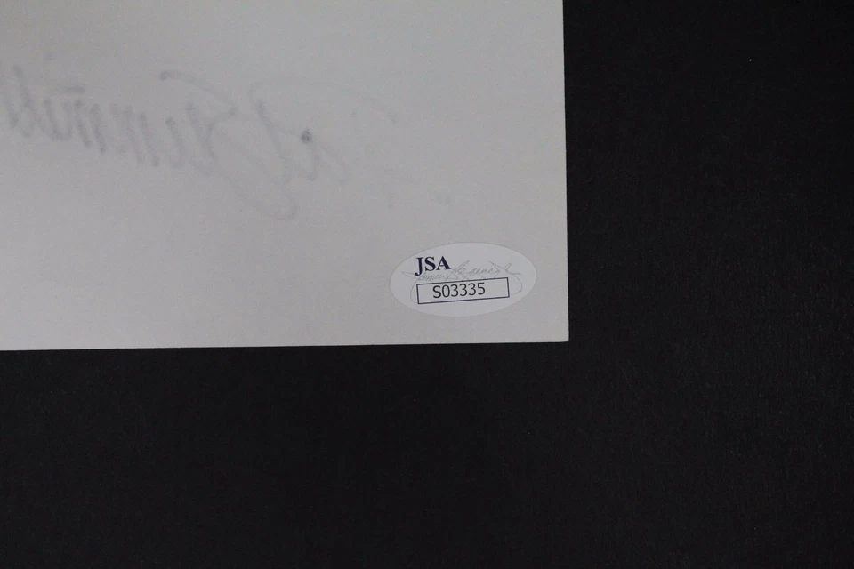 Pat Summit (d.2016) Tennessee Volunteers Autograph 3x5 Index Signed JSA 17E - Image 3 of 3