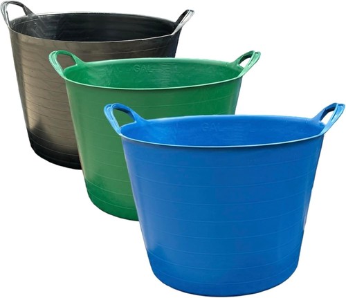 45L LARGE Flexi Storage Tubs Flexible Bucket Toy Laundry Pet Food Garden Horse - Picture 2 of 10