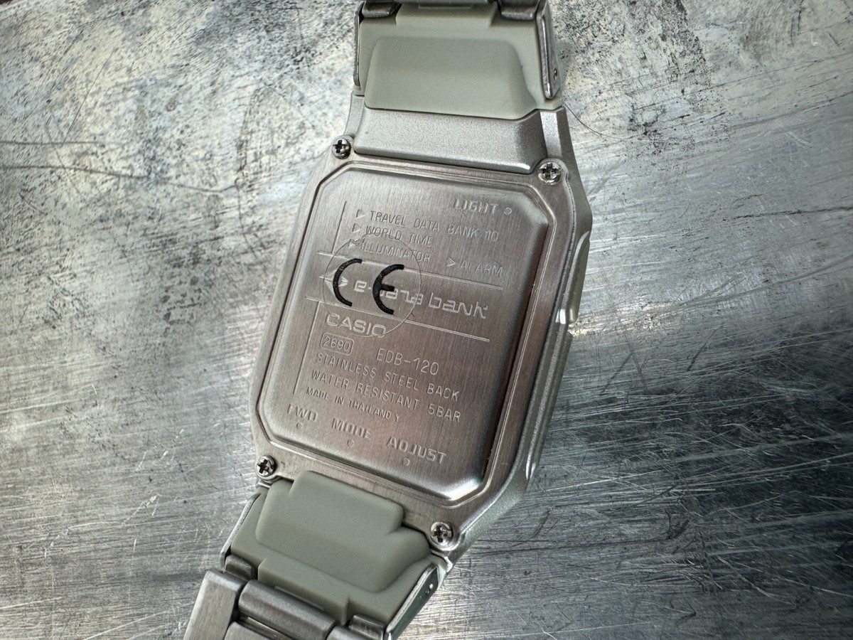 Vintage Casio EDB-120 e-data bank Digital Watch for sale online | eBay
