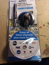 Luxtronic DT103 Magnetic Base Portable Digital HDTV Antenna 4K NIP Free Ship B6