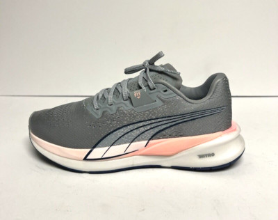 Puma Womens Eternity Nitro Running Shoes Gray Size 7.5 M