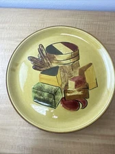 Vintage Los Angeles Potteries 505 Large Cheese Plate Mid Century