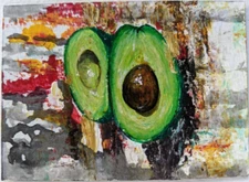 ACEO Original Painting  fruit  Art Card  Hand painting