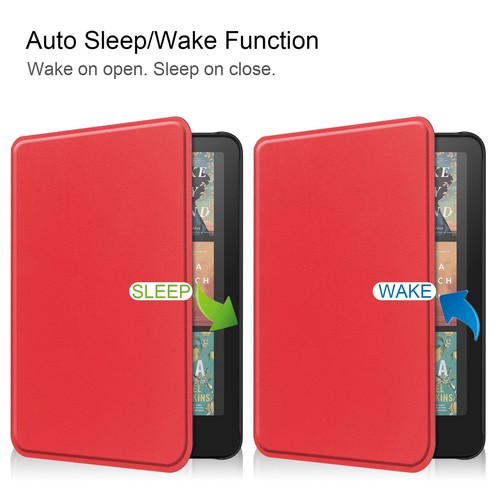 For Kindle Paperwhite 12th Gen 7" 2024/11th Gen 6.8" Smart Leather Case PC Cover - Picture 22 of 125
