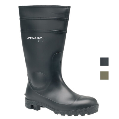 Dunlop Wellington Boots High Leg Wellies Water Resistant Safety PVC Work  Unisex UK