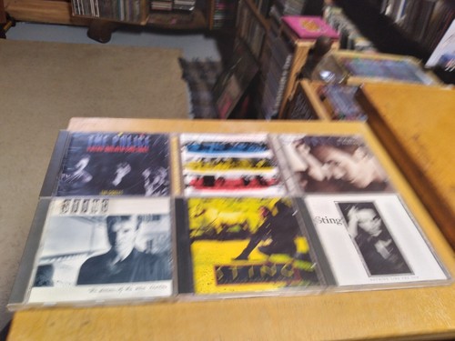 the police/Sting cd lot/6 synchronicity,the singles,mercury falling,blue turtles