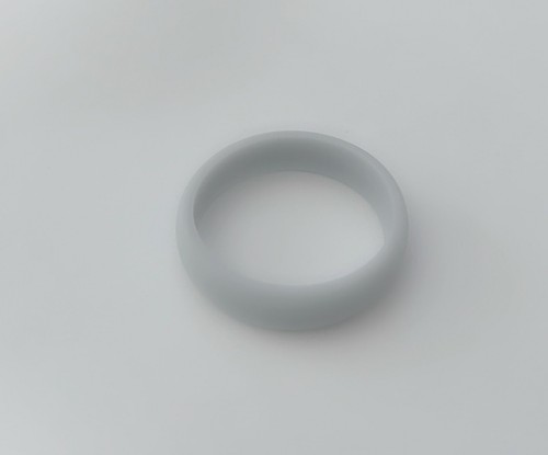 1pc Silicone Rubber Unisex 5.5mm Wedding Ring Flexible Band Sport Gym Safe Work - Picture 4 of 11