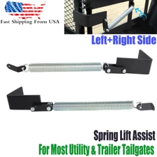 Left + Right Trailer Tail Gate Spring Lift Assist Kit For Most Trailer Tailgates