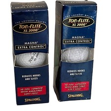 Spalding Top Flite XL 2000 Magna Set of 6 Extra Control Golf Balls New in Box
