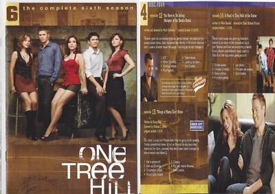 One Tree Hill Sixth Season Episode Guide From DVD Set Great Shape!