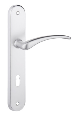 MonJar Türgriff Langschild - Edler Türbeschlag In BB-Satin Für Standardtüren 38-50mm - Moderne Drückergarnitur