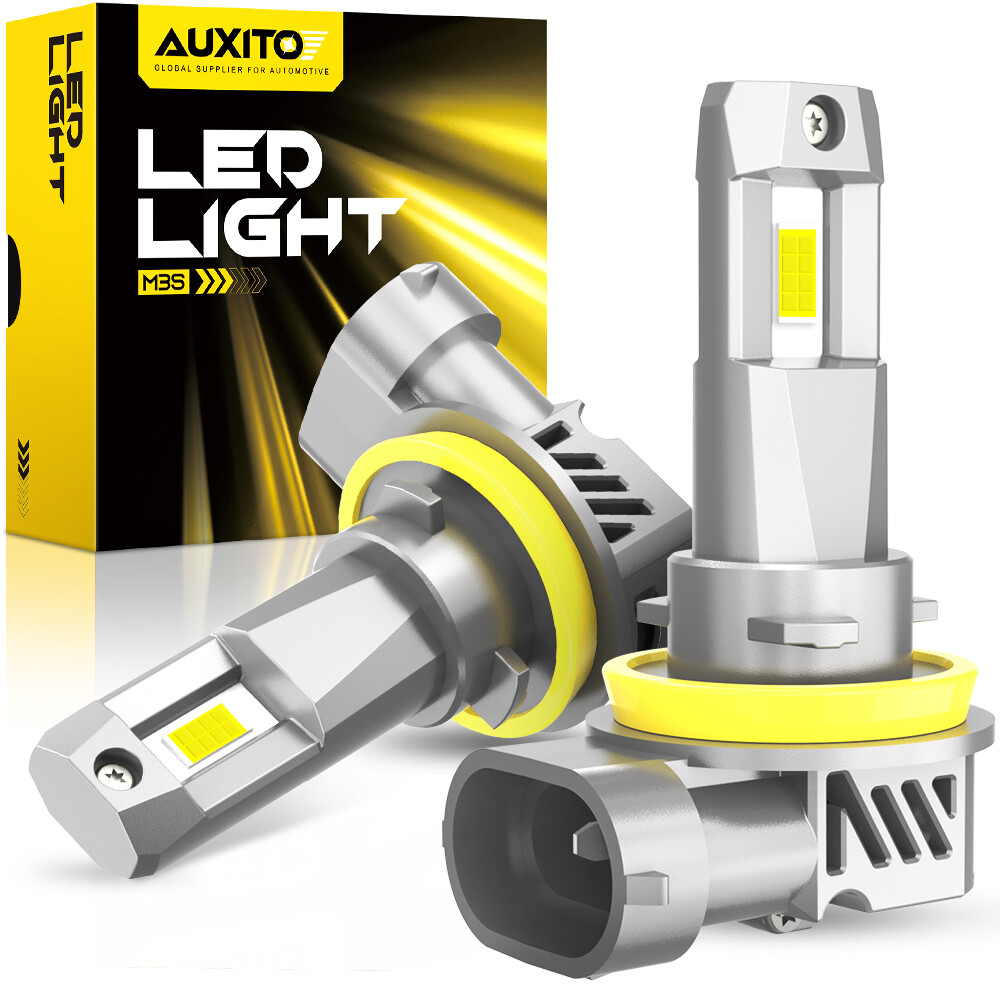 AUXITO H11 6500K LED Headlight Bulbs Low Beam Conversion Kit 80W Crystal White