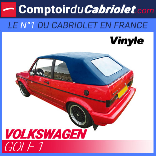 Capote de Golf 1 Cabriolet toile vinyle bleu d'origine haute durabilité étanche