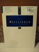 VTG Hanes Resilience Strong Sheer Leg Control Top EF 1995 Graphite Enhanced Toe