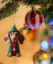 Dachshund Dog Hanging Ornament Chihuahua Doberman Yorkshire Yorkie Choose Gift