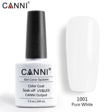 CANNI Premium UV LED Soak Off Nail Gel Nail Polish Top Base Colour Coat Varnish