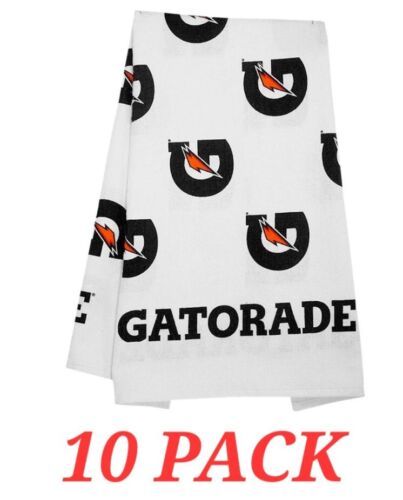 Gatorade ‘G’ Towel (10 Pack) 24" X 42" Sideline Towel Free Shipping - Afbeelding 1 van 1