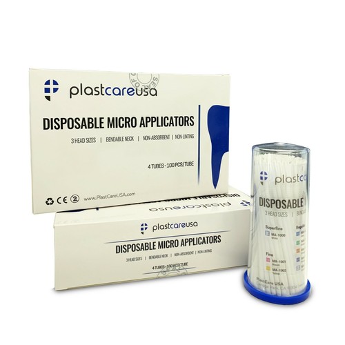 400 Micro Brushes Applicators Microbrush Dental (Regular, Fine, Super Fine) Eye - Picture 8 of 8