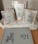 3 Silver Plated Picture Frames 1- 5"x7" , 2- 3.5"x5"(4x6)  NIB Loui Michel Cie  — photo 1