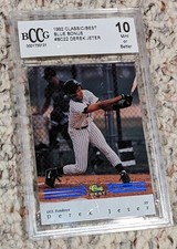 1992 classic best Derek Jeter blue bonus #BC22