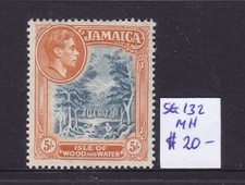 JAMAICA KGVI 5/  SG 132  MH